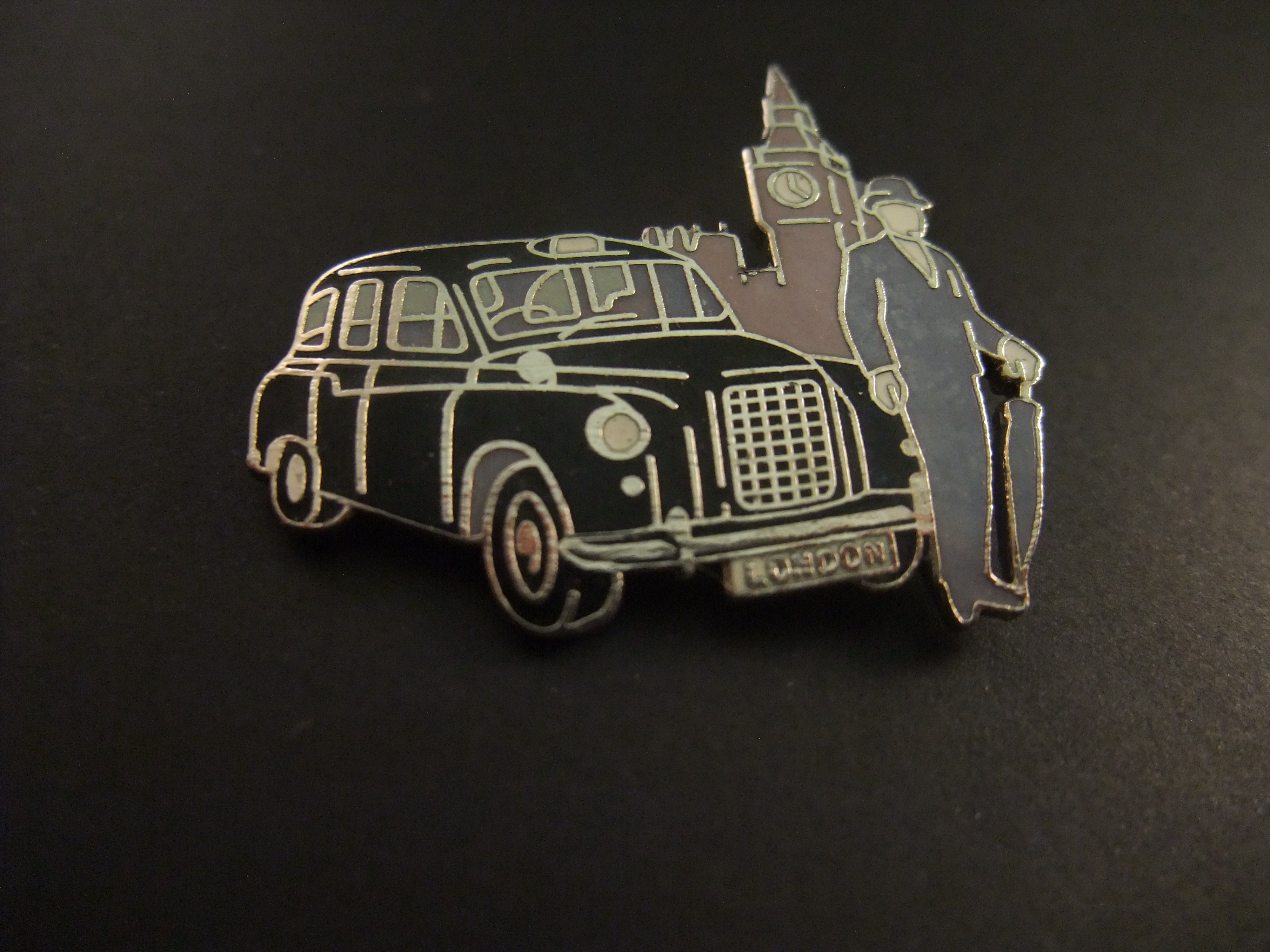 Austin FX4 Taxi Big Ben London oldtimer zwart